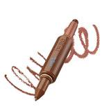 fwee Long Lasting Dual Coloring Stick Lip Liner, Spill Tea | All-in-one dual stick, Retractable Lip Liner Lipstick Combo, Satin 