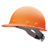 FibreMetal by Honeywell P2HNRW03A000 Super Eight Fiber Glass High Heat Ratchet Cap Style Hard Hat, Orange