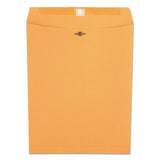 Universal UNV44907 10 in. x 13 in. 32lb. #97 Square Flap Kraft Clasp/Gummed Envelope Brown (100/Box)