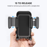 Cell Phone Holder for Car, CD Slot Car Phone Mount, One Button Release Easy Installation CD Player Car Phone Holder Mount Compat