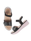 Shoetopia Women'S Snd-2078 Heeled Sandal-3 Kids Uk (Snd-2078-Black)-Eu36,Black,3,B0D4JTGWZ4