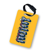 Customized Luggage Tag For Travel/School Teacher Definition Personalize With Name Mdf Material 2.5 * 3.75 Inches Multi