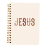 KAOWT Boho Christian Notebook Journal, Bible Notebooks for Note Taking, Christian Gifts for Women, Prayer Scripture Journal, Jes