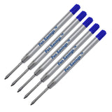 Pen Savings Parker Ballpoint Pen Refills Compatible with Parker Ballpoint Pens Medium Point (Bulk Pack) (Blue) Pack of 5