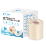 Hydrocolloid Bandages for Wound Care, Medical-Grade Hydrocolloid Roll with Self-Adhesive, Ultra Absorbent, Flexible & Waterproof