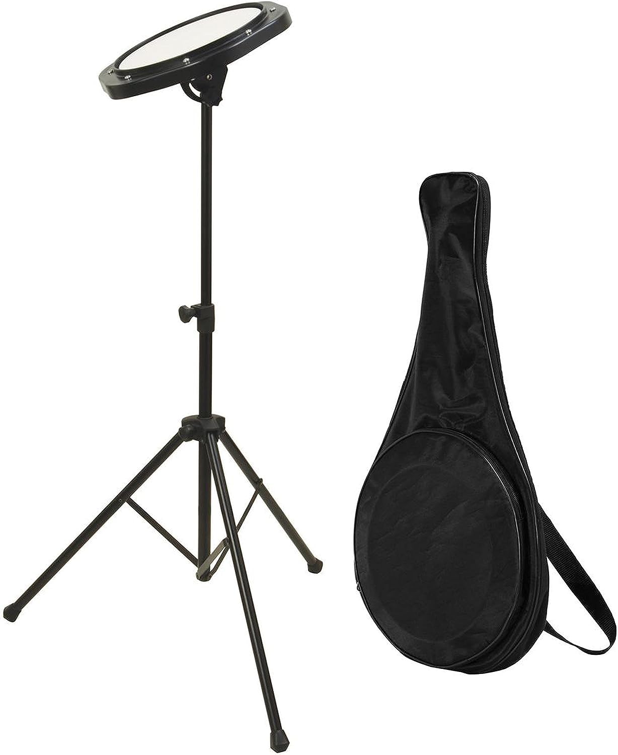 On-Stage Dfp5500 Drum Practice Pad - Elevate Your Drumming Skills, Premium Silicone Pad, Sturdy Stand, Convenient Carrying Bag,