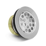 Highcraft 9793 Flat Stainless Steel RV Mobile Shower StrainerDrain Assembly for Bar or Bathroom Sinks, Small