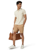 Xyxx Men'S Solid Regular Fit T-Shirt (Xy_Cr14_Polo Tshirt_1_Almond White