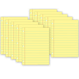 10 PACK PosterMat Pals,Space Savers,13 x 9.5, Smart Poly, Yellow Notebook Paper 95321