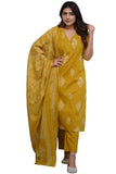 Gosriki Women'S Rayon Viscose Straight Printed Kurta With Pant & Dupatta (Kanisha Mustard-Gs_L_Mustard_Large),Mustard,,B0F8ZTX9ZN
