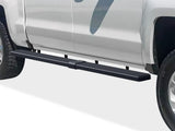 APS Wheel to Wheel Running Boards 6in Compatible with Chevy Silverado GMC Sierra 1500 2007-2018 Crew Cab 6.5ft Bed & 2500 HD 350