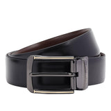 Da Milano Reversible Leather Belt For Men Black & Brown (Size 100 Cm) (332335ROl)