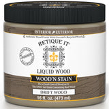 Retique It Wood'n Stain - Liquid Wood Gel Stain Interior/Exterior (16 oz (Pint)), 65 Drift Wood