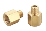 3/8 Inch NPT Female to 1/4 Inch NPT Male Reducer Adapter, Brass Pipe Fittings Adapter, Brass Reducer Pipe Extension Connector, 0