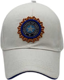 Capiteum Solid Baseball Casual Sports Adjustable Cotton Indian Cricket Caps For Men/Women (White), Free Size