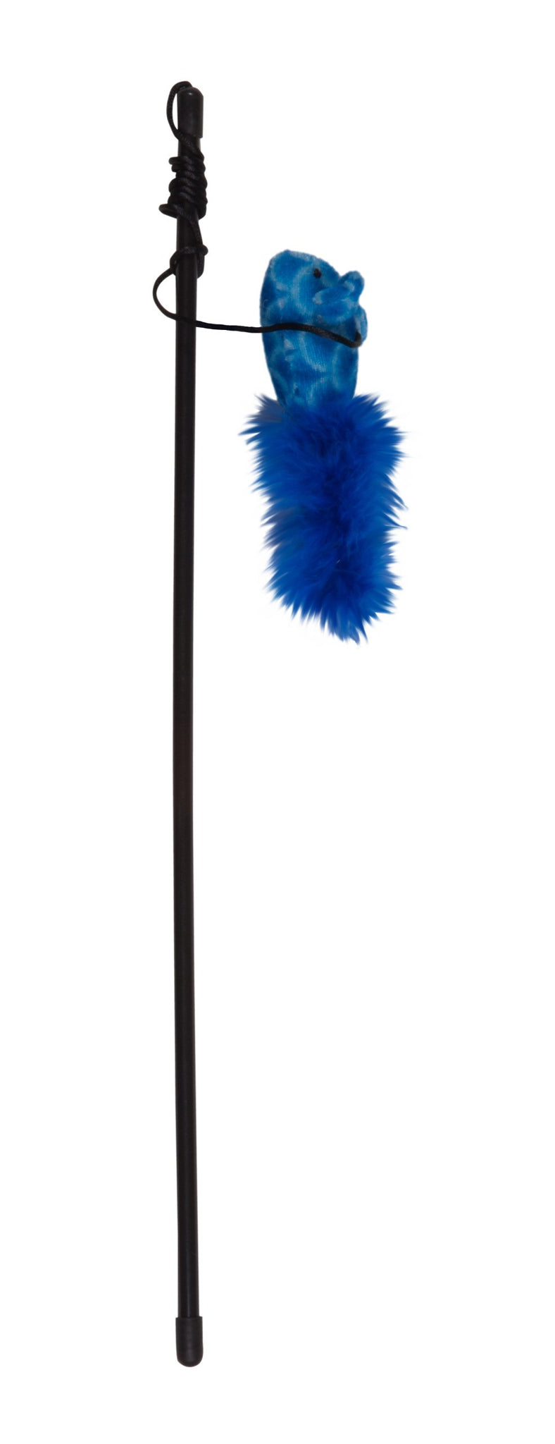 Boss Pet Chomper Kylie's Brites Feather Mouse Teaser Toy for Pets, Assorted Colors