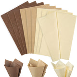 Whaline 120 Sheet Assorted Brown Tissue Paper 15 x 20 Inch St. Patricks Day Gift Wrapping Paper Decorative Gift Wrap Tissue Pap