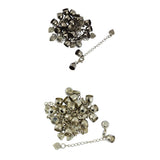 ATORSE 20pcs Lobster Clasps with 8mm Cord Ends Extender Chain Findings