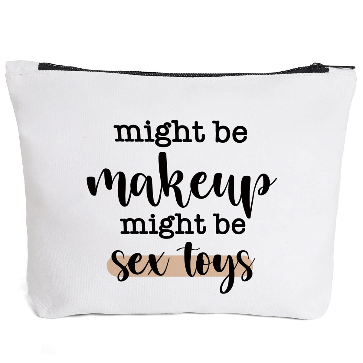IHopes+ Funny Makeup Bag Gift for Women Best Friends Sister Teen Girls| Cute Makeup Zipper Pouch Bag Cosmetic Travel Accessories