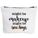 IHopes+ Funny Makeup Bag Gift for Women Best Friends Sister Teen Girls| Cute Makeup Zipper Pouch Bag Cosmetic Travel Accessories