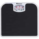 Adamson A21 Analog Scales for Body Weight - Up to 300 LB - New 2024 - Anti-Skid Rubber Surface + Large Numbers - Analog Bathroom