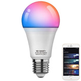Vanance Smart Light Bulb, WiFi & Bluetooth 5.0, A19 E26 800LM Color Changing Light Bulb, Warm to Cool White, Dimmable LED Lights