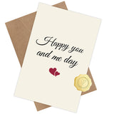NPCSWXQ Funny Anniversary Greeting Cards & Gifts for Men, Women,wife,Husband,Boyfriends and Girlfriends,Happy Anniversary Decora