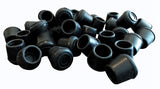 Shepherd Hardware 8622E Leg Tips 1Inch Inside Diameter Rubber Chair Leg Caps, 40 Pack, Black
