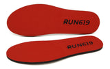 Run 619 Zero Drop Shoe Insoles, Traditional Shape, Foot Forming, Regular Width - 6mm Thickness, Firm, Flat Shoe Inserts - Mens 