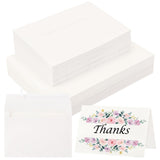 15 Sets Blank Watercolor Cards with Envelopes 4 x 6 in Cotton Watercolor Paper Cards 140lb/300GSM Foldable Watercolor Postcards 