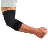 Ergodyne ProFlex 655 Neoprene Elbow Sleeve with Strap, Black, Medium