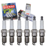 6 pc DENSO Platinum TT Spark Plugs compatible with Ford Escape 3.0L V6 2001-2012