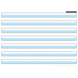 Ashley Productions Smart Poly Single Sided PosterMat Pals Space Savers, 3/4 Handwriting Highlighted Blue, 13 x 9.5