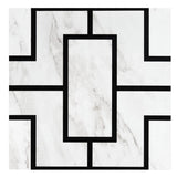 Retro Self Adhesive 12Inch Vinyl Floor Tiles, 20 Tiles 12 x 12, Affinity Pattern Peel & Stick, DIY Flooring for Kitchen, 