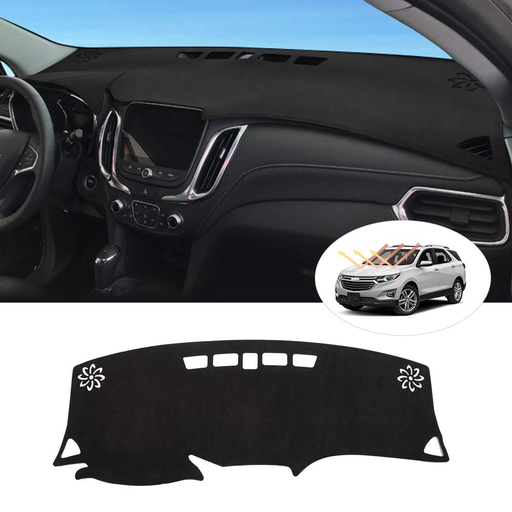 Cartist Custom Fit for Dash Cover Mat Chevy/Chevrolet Equinox 2018-2022 2023 Accessories Dashboard Cover Nonslip Dashboard Mat P