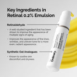 The Ordinary Retinal 0.2% Emulsion, High-Strength Retinoid Serum For Advanced Anti-Aging Support, 0.5 Fl Oz