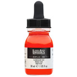 Liquitex Professional Acrylic Ink, 1oz (30ml) Jar, Fluorescent Red