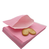 Amsthow 6.3 x 8.27-inch Glassine Paper Bags 100 Pcs Pink Waxed Cookies Treat Bags for Sandwich, Donuts (Pink)