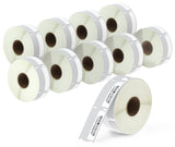 BETCKEY - Compatible DYMO 30346 (1/2 x 1-7/8) Library Barcode Labels - Compatible with DYMO Labelwriter 450, 4XL, NOT FIT 550 & 