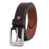 Shah Collections Formal/Casual Black Color Genuine Leather Belts For Men (Length 46 Inches (Brown, 46)