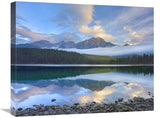 Pyramid Mountain And Boreal Forest Reflected In Patricia Lake, Jasper National Park, Alberta, Canada-Canvas Art-24X20