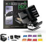 Skull Shaver Beast Clipper Pro - Home Haircut & Grooming Kit - Durable Steel Blades - Cordless Operation - Adjustable Combs - Designed for Men & Women