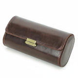 Enakshi (LABEL) PEXORVA 3 Slot Watch Box Portable Leather Watch Case Compact for Travelers, Home, Coffee|Jewelry & Watches | Wat