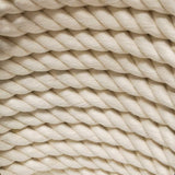1/2 Inch x 100 Feet Natural Twisted Cotton Rope Strong Thick Soft Rope for Sports, Decor Crafts, Macrame,Camping, Wedding Ropes