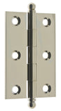 idh by St. Simons 83020-014 Professional Grade Quality Solid Brass 3 x 2 Cabinet Hinges (Pair), 3 x 2-Inch, Bright Nickel