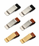 MittiJoy 6PCS Pen Loop for Notebook Organization, Diary with Pen Holder, Set with Silver and Brown Leather Options, Ideal for Of