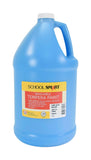 School Smart Washable Tempera Paint, Gallon, Light Blue