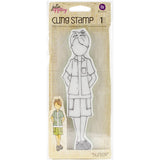 Prima Marketing Julie Nutting Mixed Media Cling Rubber Stamps, Hunter