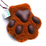 FLUFFYFUN Cat Paw Keychain Squeeze Toys - Plush Stress Relief Fidget Toys for Kids & Adults, Soft Portable Sensory Anxiety Relie
