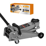Nilight 3 Ton Floor Jack, Heavy-Duty Steel Car Service Jack with Quick Lift Pump, 5.31-19.69 Lifting Range